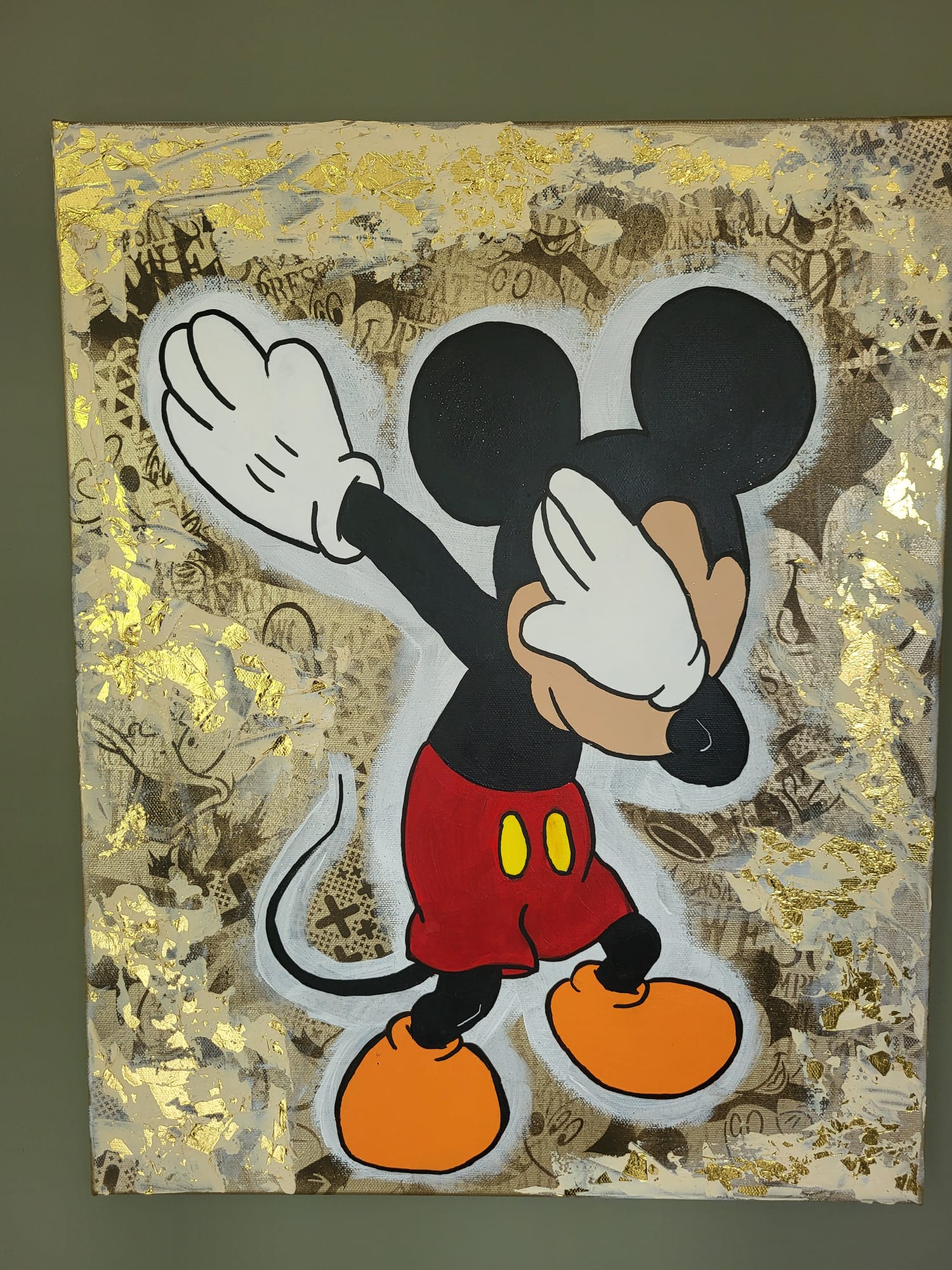 Mickey Usain Bolt, fotografía original de la obra de Melissa Stok.
