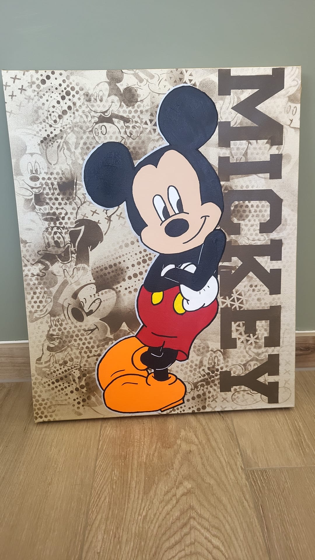Mickey, fotografía original de la obra de Melissa Stok.
