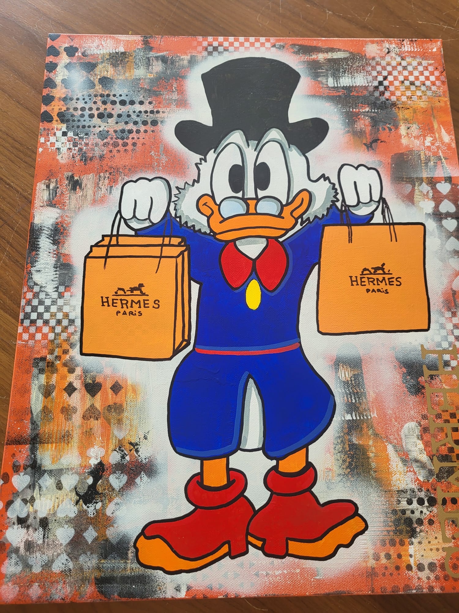 Mr. McDuck, fotografía original de la obra de Melissa Stok.