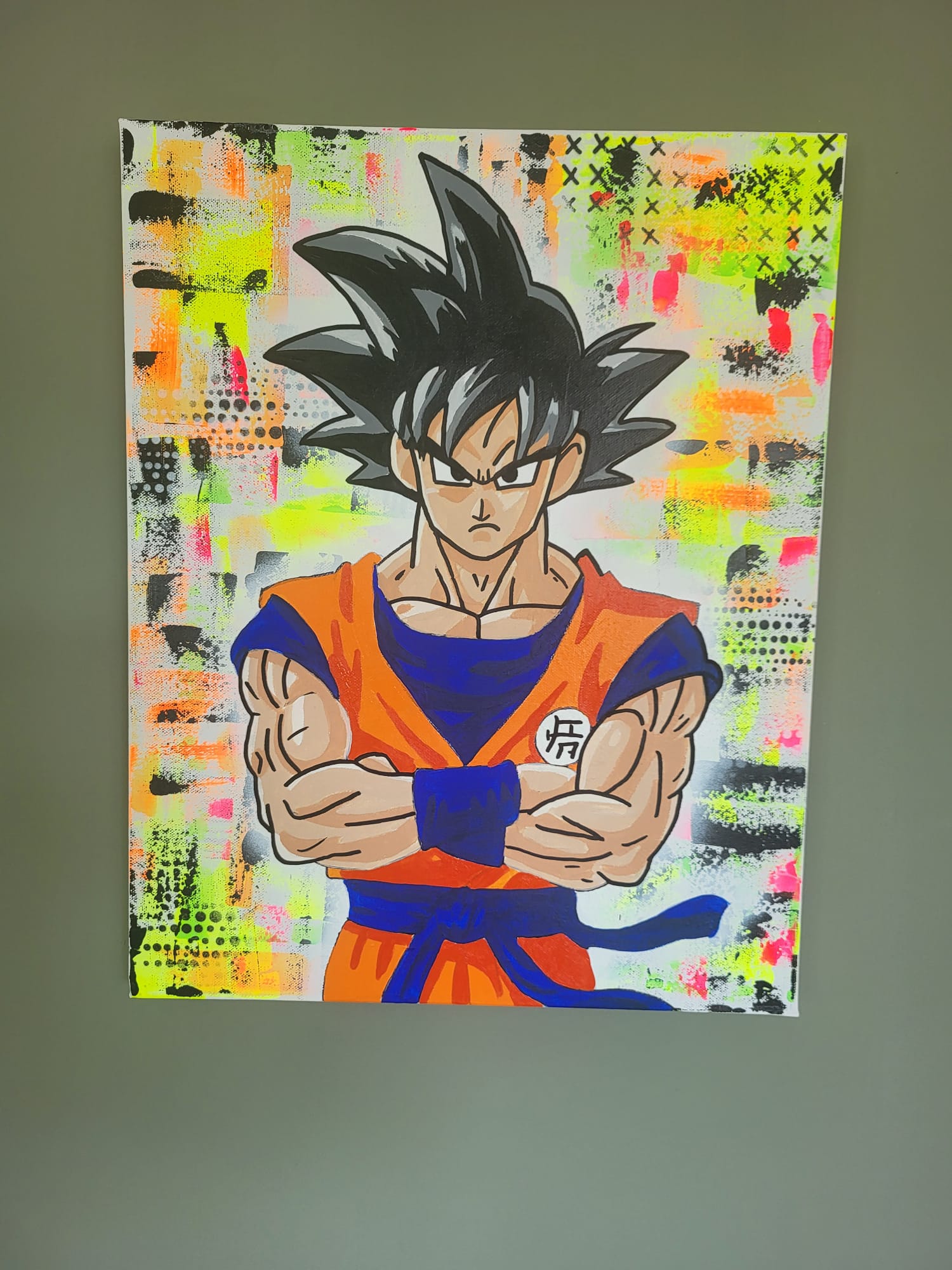Son Goku — The Quiet Flame, fotografía original de la obra de Melissa Stok.