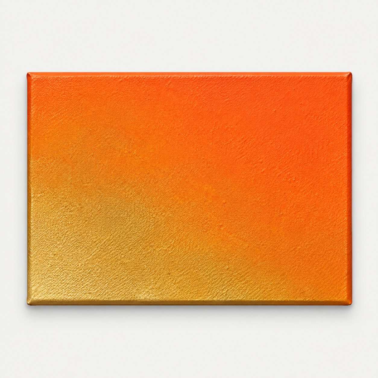 Degradado naranja y dorado, obra de catálogo